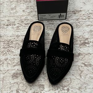 Vince Camuto Black VV-Korlise Mule Loafers size 9, NIB